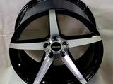 Vossen Dibit R18 5 114.3 9.0/10.0J et 20 dia 73.1 Black Polish за 430 000 тг. в Усть-Каменогорск – фото 3