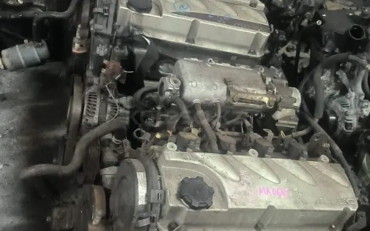 Двигатель Мотор 4G69 Mitsubishi 2.4 литра Mivec Мивек OUTLANDER GRANDIS за 350 000 тг. в Алматы