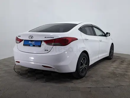 Hyundai Elantra 2013 года за 3 820 000 тг. в Астана – фото 5