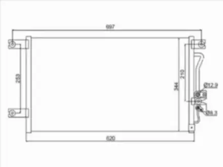 Радиатор кондиционера за 21 250 тг. в Караганда