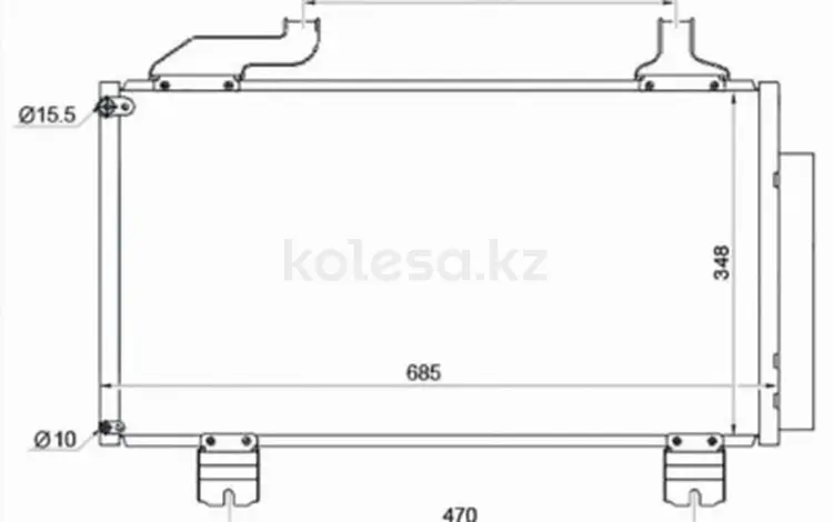 Радиатор кондиционера за 26 050 тг. в Караганда