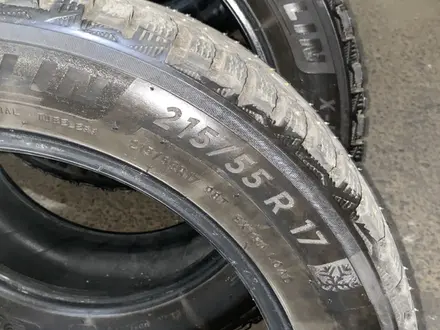 Шины шипованные Michelin x-ice north 4, 215/55 R17 за 140 000 тг. в Алматы – фото 4