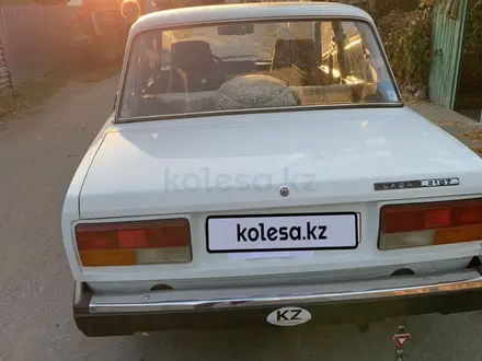 ВАЗ (Lada) 2107 1986 года за 1 200 000 тг. в Талдыкорган – фото 8