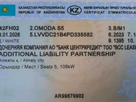 OMODA S5 2023 года за 5 718 853 тг. в Алматы – фото 27