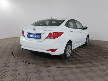 Hyundai Accent 2014 года за 4 590 000 тг. в Шымкент – фото 5