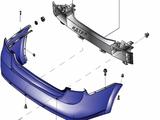 Усилитель заднего бампера за 18 000 тг. в Атырау