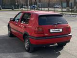 Volkswagen Golf 1993 годаүшін2 000 000 тг. в Тараз – фото 3