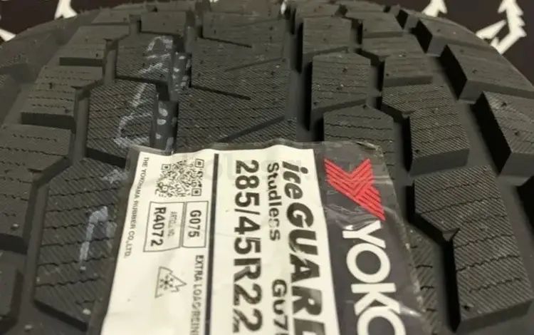 Yokohama Ice Guard SUV G 075 285/45 R22 114Q ЗАМЕНА НА 295 40R22 за 300 000 тг. в Астана