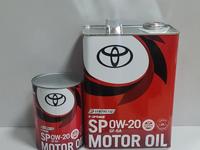 Моторное масло TOYOTA Motor Oil SN 0W-20.0W20 за 21 800 тг. в Астана