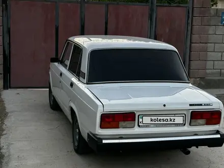 ВАЗ (Lada) 2107 2007 года за 1 650 000 тг. в Туркестан – фото 6