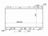 Радиатор Двигателя за 26 800 тг. в Алматы