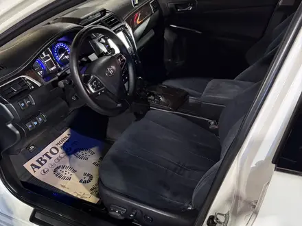Toyota Camry 2015 года за 9 550 000 тг. в Алматы – фото 12
