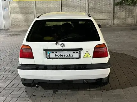 Volkswagen Golf 1992 года за 1 500 000 тг. в Тараз – фото 3