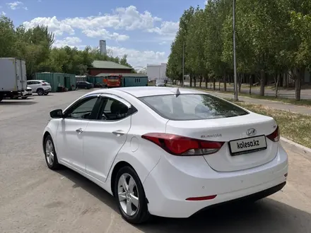 Hyundai Elantra 2016 года за 6 000 000 тг. в Астана – фото 5