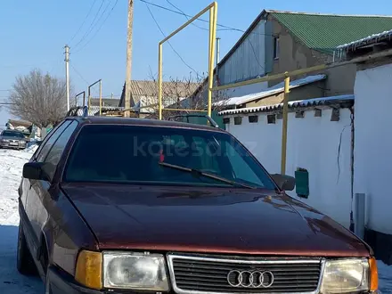 Audi 100 1991 года за 600 000 тг. в Шу – фото 2