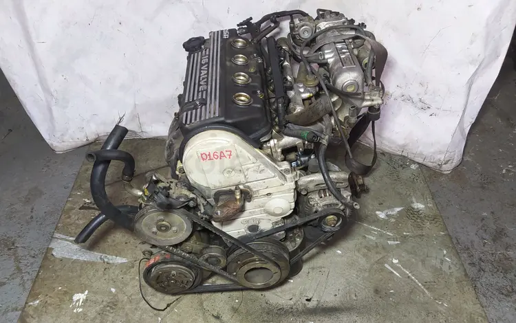 Двигатель D16A D16A7 Honda Concerto Civic 1.6 за 320 000 тг. в Караганда