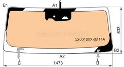 Стекло лобовое за 119 550 тг. в Павлодар