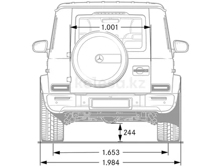 Mercedes-Benz G 63 AMG 4MATIC 2025 года за 175 950 000 тг. в Алматы – фото 15