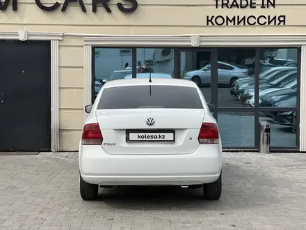 Volkswagen Polo 2014 года за 5 300 000 тг. в Алматы – фото 6