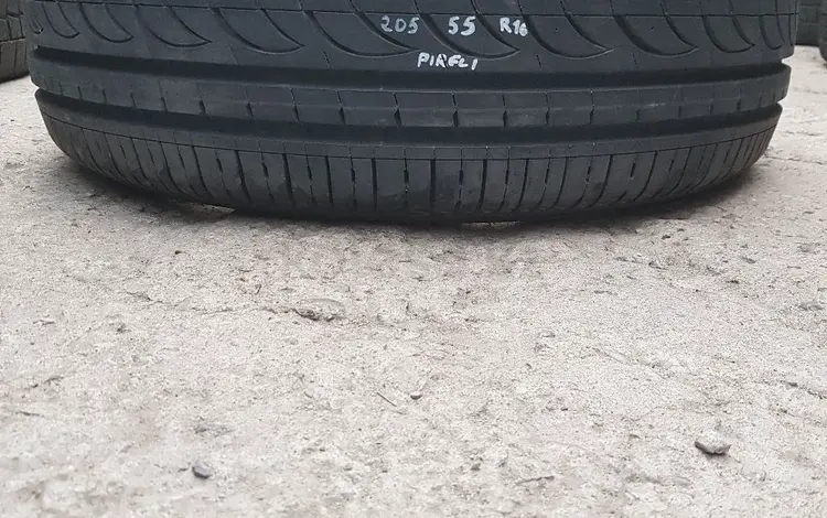 Резина 1-шт 205/55 r16 Pirelli из Японииfor15 000 тг. в Алматы