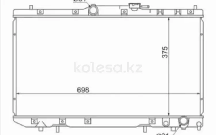 Радиатор охлаждения двигателяүшін6 000 тг. в Караганда