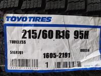 215/60R16. Toyo GSI6 за 47 600 тг. в Шымкент