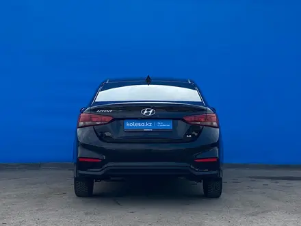 Hyundai Accent 2018 года за 7 540 000 тг. в Алматы – фото 4