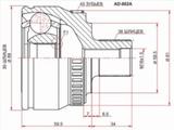 Шрус наружный , граната наружная за 10 900 тг. в Караганда