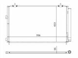 Радиатор кондиционера за 22 250 тг. в Алматы