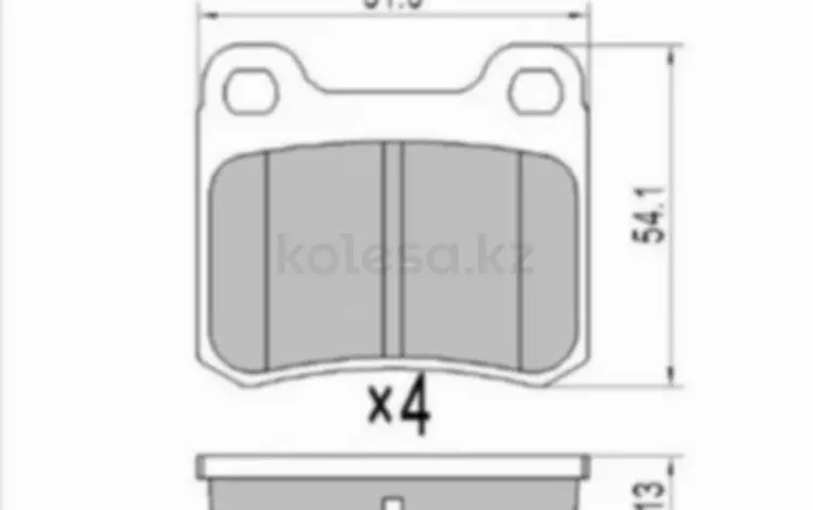Колодки тормозные задниеfor3 250 тг. в Астана