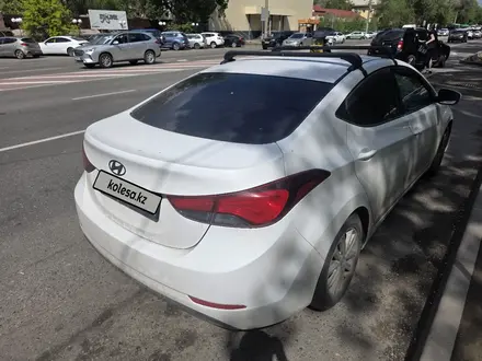 Hyundai Elantra 2014 года за 5 450 000 тг. в Алматы – фото 3