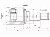 Шрус, граната внутренняя правая за 13 850 тг. в Шымкент