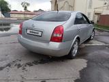 Nissan Primera 2003 года за 2 200 000 тг. в Алматы – фото 3