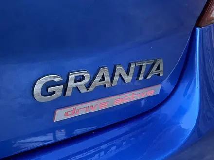 ВАЗ (Lada) Granta 2190 2018 года за 3 990 000 тг. в Костанай – фото 7