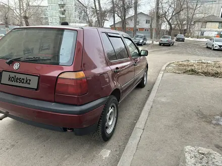 Volkswagen Golf 1992 года за 1 400 000 тг. в Костанай – фото 6