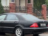 Mercedes-Benz S 320 2001 годаүшін5 000 000 тг. в Алматы – фото 4