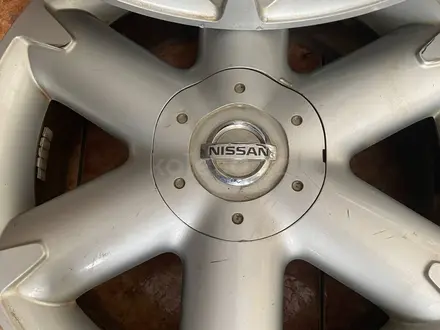 Титановые диски комплект Nissan R18 5x114.3 7, 5 ET40 за 150 000 тг. в Астана – фото 3