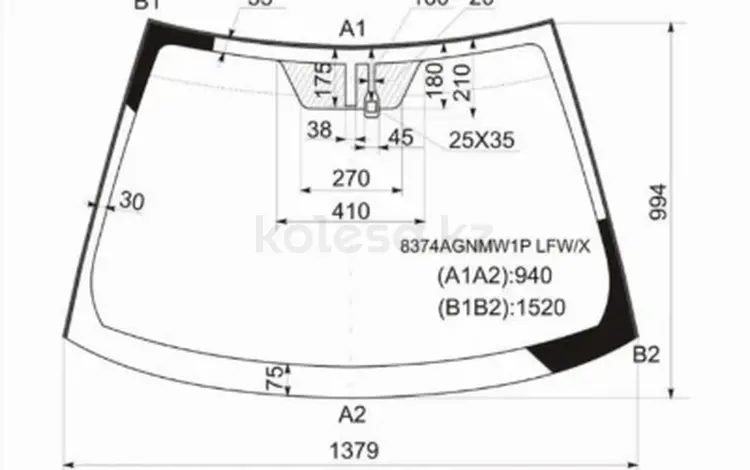 Стекло лобовое за 32 900 тг. в Алматы