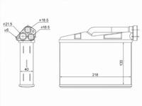 Радиатор печки, радиатор отопителя салонаүшін20 400 тг. в Караганда