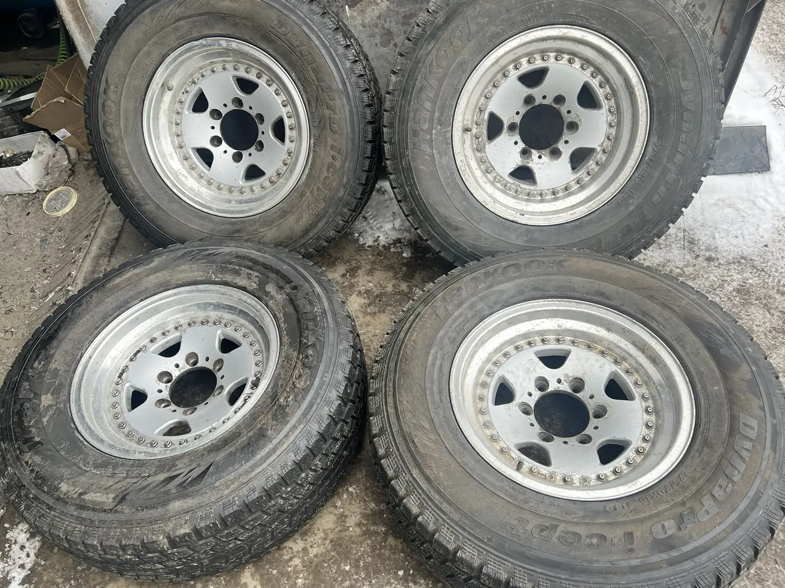R 16 диски с резиной 275-70-16 hankook зима в Алматы — объявление ...