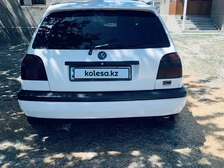 Volkswagen Golf 1993 года за 1 500 000 тг. в Тараз – фото 22
