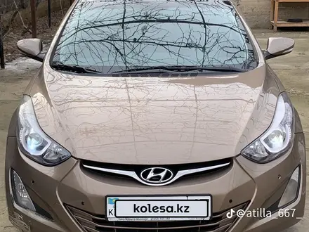 Hyundai Elantra 2014 года за 5 200 000 тг. в Шымкент – фото 4