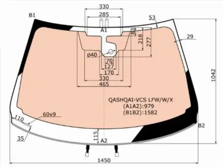 Стекло лобовое за 77 200 тг. в Астана