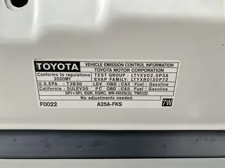 Toyota Camry 2020 года за 14 250 000 тг. в Уральск – фото 20