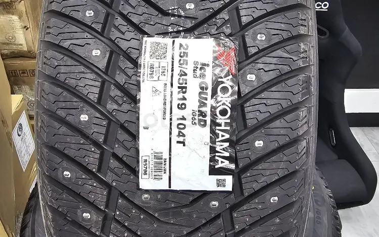 Шины Yokohama 255/45r19 шип за 370 000 тг. в Астана