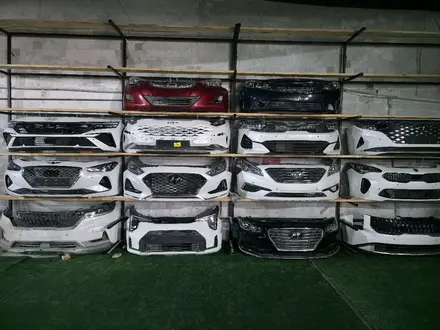 Передний бампер в сборе на KIA HYUNDAI за 10 000 тг. в Шымкент