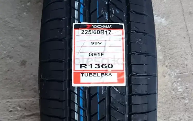 Шины! 225/60r17 Yokohama g91f летние за 49 000 тг. в Алматы