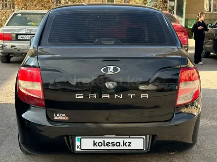 ВАЗ (Lada) Granta 2190 2014 года за 2 100 000 тг. в Абай (Келесский р-н) – фото 5