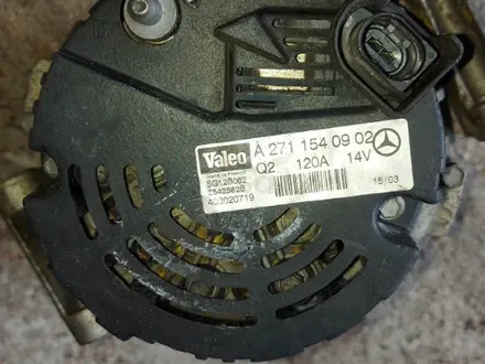 Генератор Mercedes W203 Двигатель М271. 120А за 55 000 тг. в Алматы – фото 2