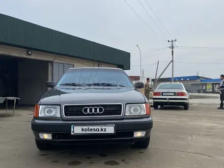 Audi 100 1991 года за 1 800 000 тг. в Жетысай – фото 6